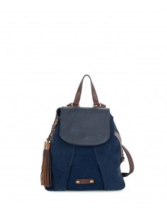 Mochila piel serraje